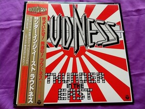 【ジャパメタ】LOUDNESS - Thunder In The East（'85）日本のヘヴィ・メタル名盤！定番 国内盤帯・ライナー付き