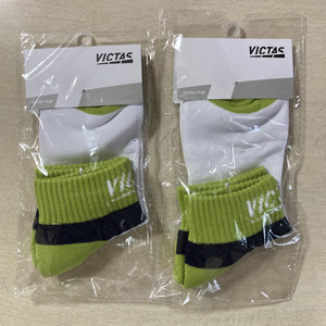  outlet распродажа бесплатная доставка по всей стране 2 шт. комплект VICTAS 03CP носки M размер lime зеленый (22~24cm)662301 настольный теннис для носки ограниченное количество. сильно сниженная цена 