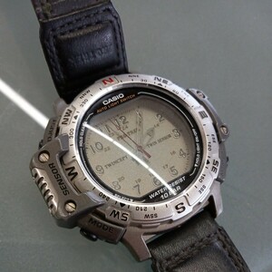 Casio Casio Protrek Watch Pro Trek Protrek Quartz Twin Sensor Actulet заменил PRT-500