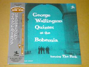 ●ジョージ・ウォーリントン／GEORGE WALLINGTON【LIVE! AT CAFE BOHEMIA】CD／紙ジャケ／美品●