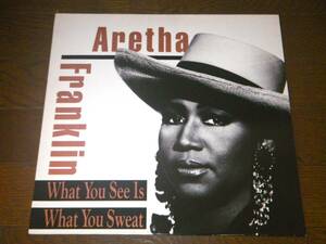 ◎アレサ・フランクリン／ARETHA FRANKLIN【WHAT YOU SEE IS WHAT YOU SWEAT】LP／美盤◎