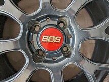 中古　BBS風アルミホイール　17×7.0J 100-4H +42　ハブ径約73mm（実測）　4本セット　愛車のドレスアップにオススメ!!_画像2