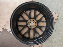 中古　BBS風アルミホイール　17×7.0J 100-4H +42　ハブ径約73mm（実測）　4本セット　愛車のドレスアップにオススメ!!_画像9