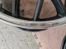 中古　BBS風アルミホイール　17×7.0J 100-4H +42　ハブ径約73mm（実測）　4本セット　愛車のドレスアップにオススメ!!_画像8