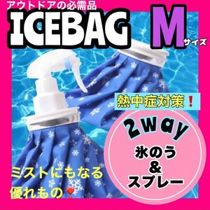 氷のう 氷嚢 M アイスバッグ アイシング スプレー 冷温両用 熱中症対策　熱中症予防　暑さ対策　アウトドア　キャンプ　BBQ