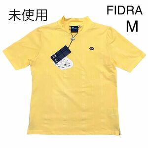 X701 未使用 フィドラ FIDRA 半袖シャツ モックネック ゴルフウェア レディース M 冷感 FD5MUG16 C34