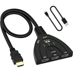 HDMI switch vessel 3 input 1 output distributor HDMI av selector 
