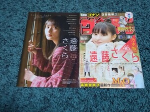 遠藤さくら☆表紙付き切り抜き9ページ＋両面プレミアムシート/少年サンデー2024年5-6合併号