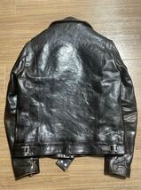 【激渋】ルイスレザー サイクロン（40）ベジカウ タイトフィット441T Lewis Leathers _画像3