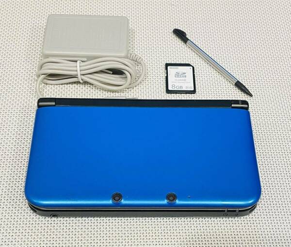 ニンテンドー3DSLL ブルーブラック 本体動作品　送料無料　付属品付き　Nintendo 任天堂 