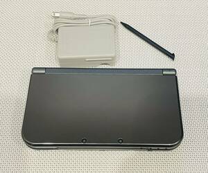 Newニンテンドー3DSLL メタリックブラック 本体動作品　送料無料　付属品付き　Nintendo 任天堂 