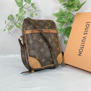 1円 LOUIS VUITTON ルイヴィトンモノグラム ダヌーブ ショルダーバッグ M45266 シリアルSL0094