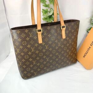 1円 LOUIS VUITTON ルイヴィトン モノグラム ルコ トートバッグ M51155 シリアル SR0070