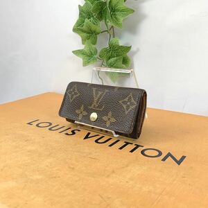 1円 LOUIS VUITTON ルイヴィトン キーケース モノグラム ミュルティクレ4 M62631 シリアル TH0955