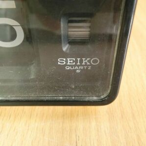 ジャンク●SEIKO セイコー QN450Y パタパタ時計 目覚まし時計 置き時計 黄/イエロー系 昭和レトロ ビンテージ 当時物●の画像3