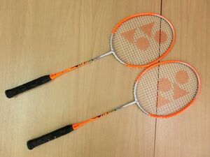  no check *YONEX Yonex badminton racket GR-417 LOWTORSIONSTEELSHAFT racket only size etc. specification unknown 2 pcs set *9