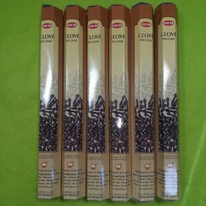 インドお香 エキゾチック&オリエンタルな香り CLOVE 6こセット