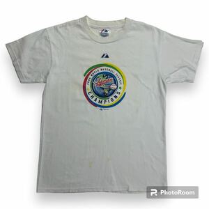 Majestic マジェスティック2006年WBC日本代表優勝記念Tシャツ 応援グッズ L ホワイト