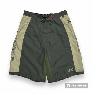 HELLY HANSEN ヘリーハンセン スイムショーツ ハーフパンツ 短パン 水陸両用 カーキ L アウトドア 