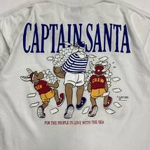 CAPTAIN SANTA キャプテンサンタ 半袖Tシャツ 両面プリント ホワイト L ジョイマークデザイン _画像8