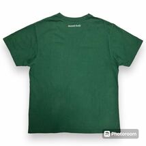 mont-bell モンベル 半袖 Tシャツ グリーン L アウトドア バックロゴ_画像2