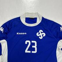 Kappa カッパ 半袖サッカー ユニフォーム ブルー 背番号23番 ゲームシャツ O 日本製_画像3