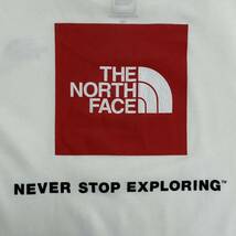 THE NORTH FACE ザノースフェイス 半袖ロゴTシャツ カットソー 140 ホワイト アウトドア 両面プリント キッズ_画像10
