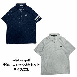 [2 позиций комплект ] продажа комплектом adidas golf Adidas Golf рубашка-поло с коротким рукавом Golf одежда спорт одежда . продажа б/у одежда вуаль XO