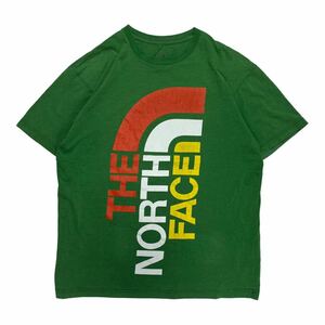 THE NORTH FACE ザ・ノースフェイス 半袖Tシャツ プリントT ロゴプリント グリーン L