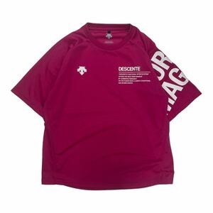 DESCENTE Descente soccer shirt sport wear p Ractis shirt mesh .. speed . pink M