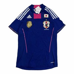 [ очень редкий ] не использовался товар .... Japan футбол Япония представитель 2011 adidas Adidas форма футбол рубашка голубой женский L