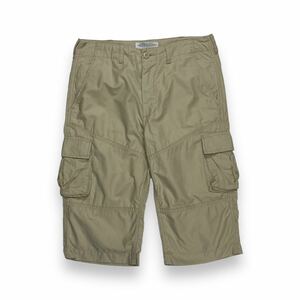 AVIREX Avirex cargo shorts shorts herringbone beige L military 