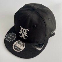 ◆新品未使用/即完売◆ SAINT MICHAEL × NEWERA24SS セントマイケル RC950 STM LOGO CAP ニューエラ キャップ ブラック黒 メンズ 正規_画像2