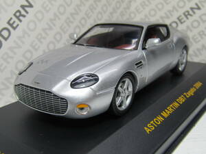  Aston Martin DB7 Zagato 2004 Silver ixo 1/43 アストンマーチン DB7 ザガート ダブルバブルルーフ DB7ボランテ V12 カロッツェリア