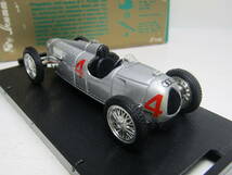 Auto Union 1/43 アウトウニオン ヴァーゲン 1936 Tipo C BRUMM ブルム ホルヒ アウディ ヴァンダラー DKW Made in Italy イタリア製 当時_画像5