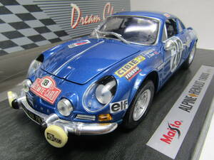 Alpine Renault A110 1600 S 1/18 アルピーヌ ルノー ベルリネッタ elf Berlinetta 1600S ラリー・モンテカルロ 1971 #28 ALPINE フランス