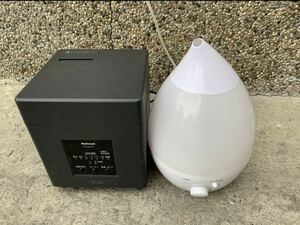 2台セット★通電確認★ナショナルスチームファン式加湿器 FE-03KTL&しずく加湿器