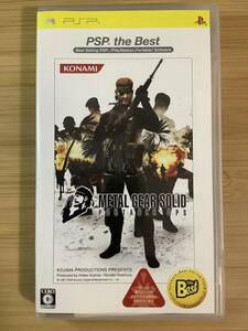 【PSP】 METAL GEAR SOLID PORTABLE OPS [PSP the Best］