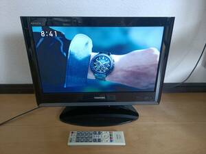 B【送料無料】液晶テレビ　東芝19型　2010年製