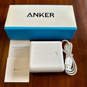 【ほぼ未使用】ANKER モバイルバッテリー PowerCore Fusion 5000 A1621 ホワイト