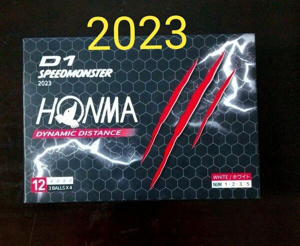 ホンマ HONMA D1 SPEEDMONSTER （ホワイト） 2023年モデル 1ダース 新品未使用