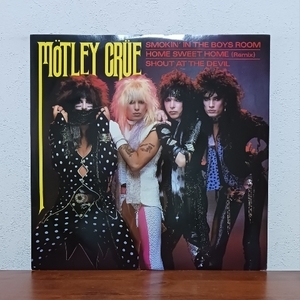 12インチシングル/ モトリー・クルー☆MOTLEY CRUE「SMOKIN' IN THE BOYS ROOM / HOME SWEET HOME / SHOUT AT THE DEVIL」UK盤