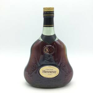 O66◇【未開栓】Hennessy ヘネシー XO コニャック 金キャップ グリーンボトル 700ml 度数記載なし 洋酒 古酒 ◇