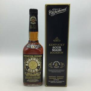 S85◇【未開栓】ANDERSON CLUB アンダーソン クラブ 15年 バーボンウイスキー 750ml 43％ 箱付き 古酒 洋酒 ◇