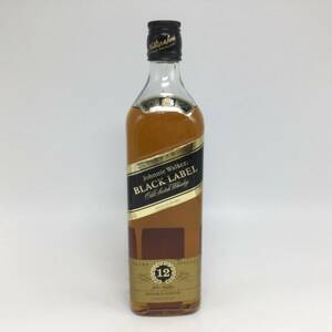 G40♪【未開栓】Johnnie Walker ジョニーウォーカー ブラックラベル 12年 スコッチウイスキー 700ml 40% 洋酒 古酒 ♪ 