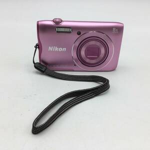 G70♪【通電/動作/精度未確認】Nikon ニコン COOLPIX クールピクス A300 ピンク系 コンパクトデジタルカメラ 現状品 ジャンク品 ♪