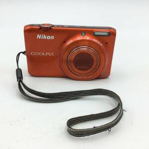 G89♪【通電/動作/精度未確認】NiKon ニコン COOLPIX クールピクス S6500 赤系 コンパクトデジタルカメラ 現状品 ジャンク品 ♪