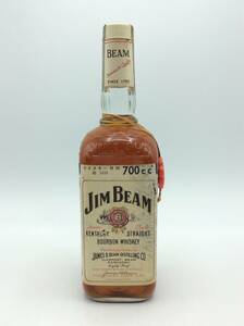 O4♪【未開栓】JIM BEAM ジムビーム BOURBON バーボン ウイスキー 特級 700ml 40％ 古酒 洋酒 お酒 ♪