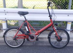  электрический гибридный велосипед SANYO eneloop bike SPJ20 type складной / Sanyo Eneloop мотоцикл 
