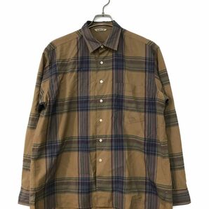 AURALEE(オーラリー) SUPER LIGHT WOOL CHECK SHIRTS